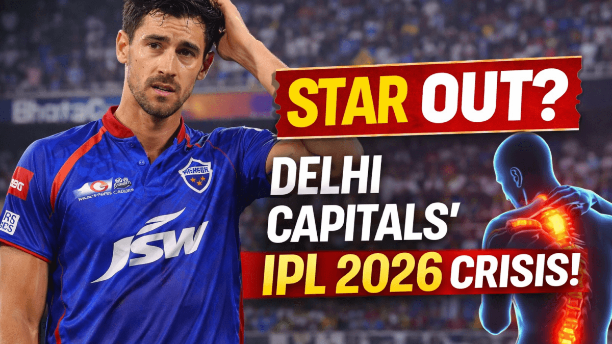 ALT Text: Mitchell Starc Delhi Capitals IPL 2026 injury update